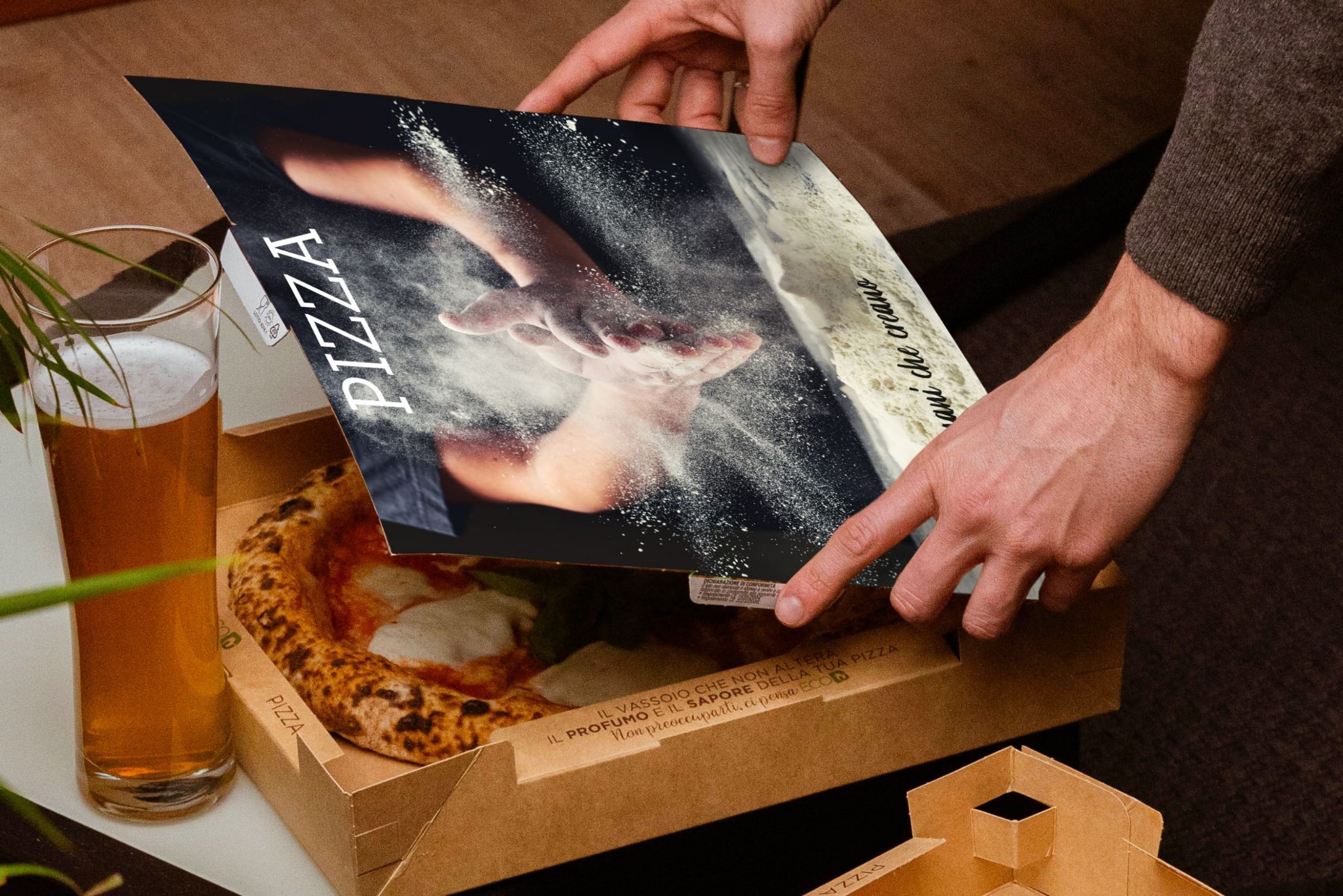 DIFF Dinkel-Pizza im Pizza-Karton